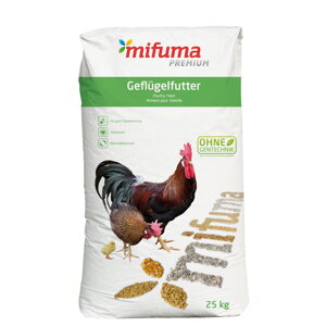 krmivo mifuma zmes pre mladé kohúty so súborom byliniek